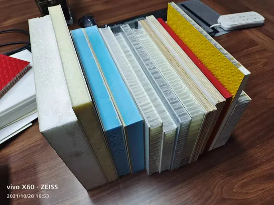 Painel de espuma PU de fibra de vidro resistente a UV para carroceria de caminhão refrigerado